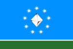 Flag of Mirninsky rayon (Yakutia)